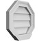Ekena Millwork Octagonal Surface Mount PVC Gable Vent w/ 2"W x 2"P Brickmould Sill Frame, 14"W x 14"H GVPOC14X1403SN - alternate 5
